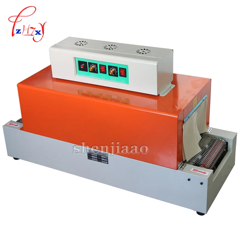 Electric heating infrared tunneling machine thermal shrink wrapping equipment plastic wrapping PVC POF PE bags shrinkage POF