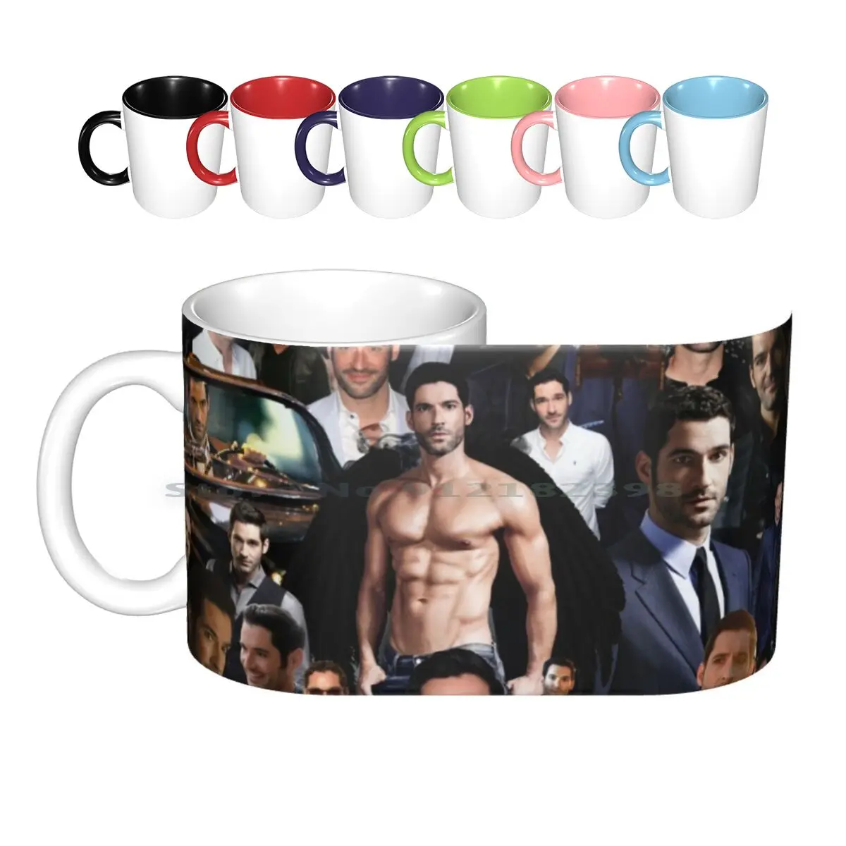 Tom Ellis Ceramic Mugs Coffee Cups Milk Tea Mug Tom Ellis Tom Ellis Lucifer Devil Lux Creative Trending Vintage Gift Bottle Cup