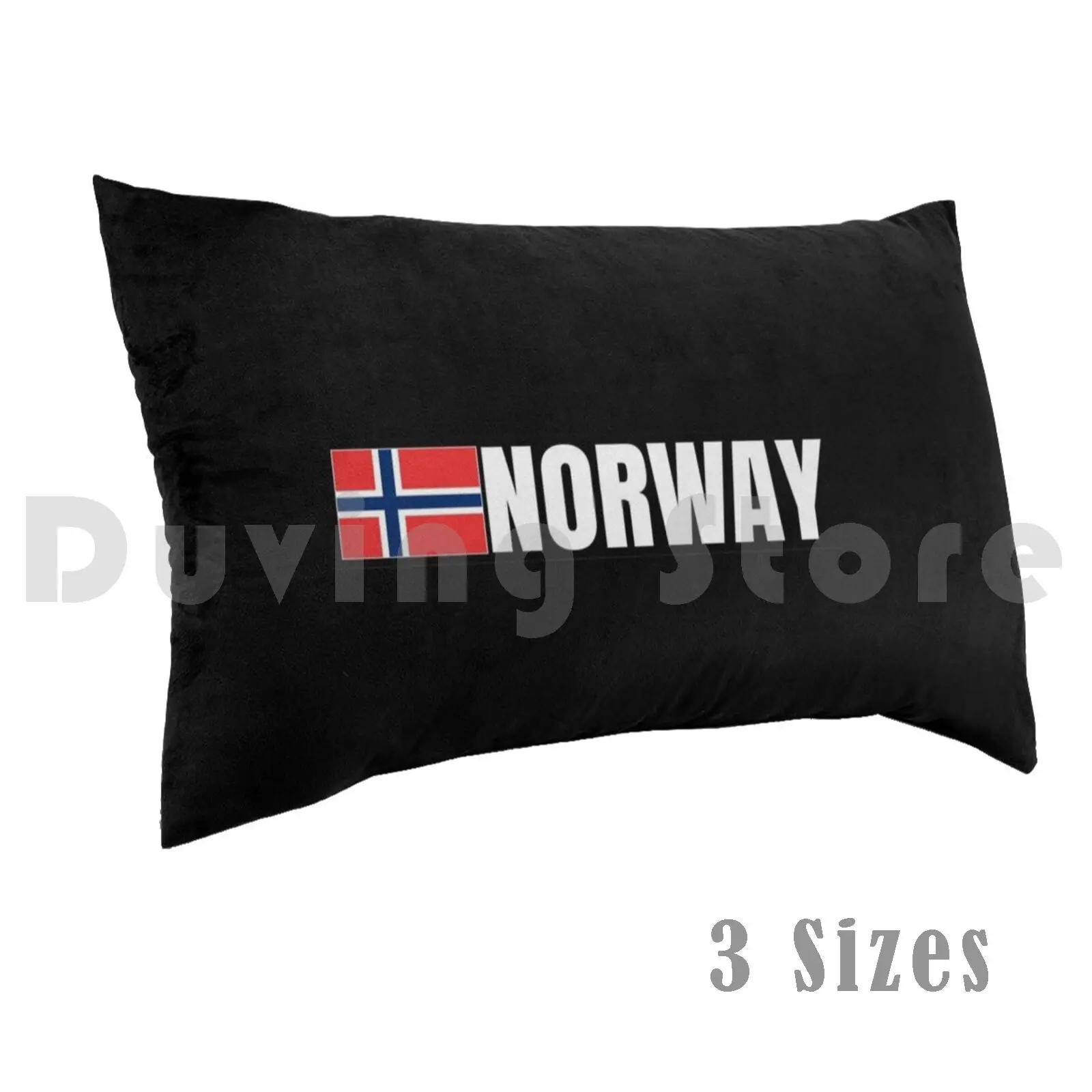 

Pillow case Norway 3190 Norway Flag Norwegen Wikinger Norden Nordeuropa Norge Norweger Bergen