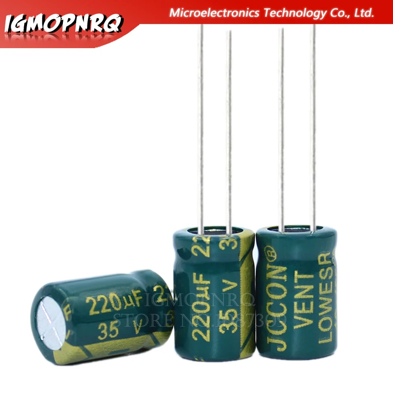 10V 16V 25V 35V 50V 400V High Frequency Low ESR Aluminum Capacitor 100UF 220UF 330UF 470UF 680UF 1000UF 1500UF 2200UF 3300UF