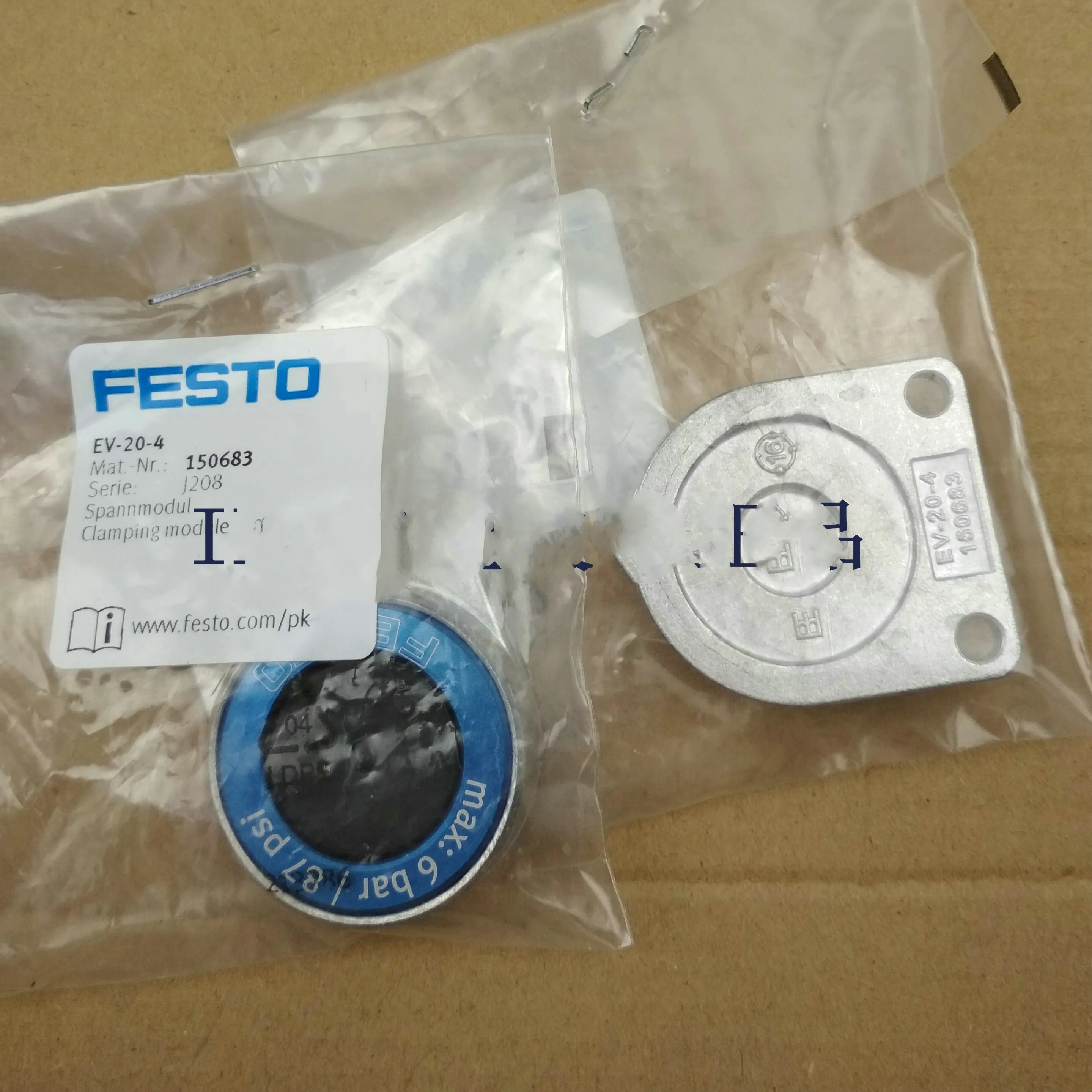 FESTO diaphragm clamping cylinder EV-12-3 150681 EV-20-4 150683 EV-25-4 150684 EV-32-5 150685 EV-16-4 150682