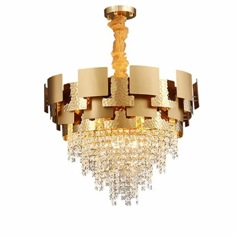 

Manggic Modern Luxury Chandelier Lighting Living Room Lamps Gold Crystal Hanging Led Chandeliers Home Decoration Lamp