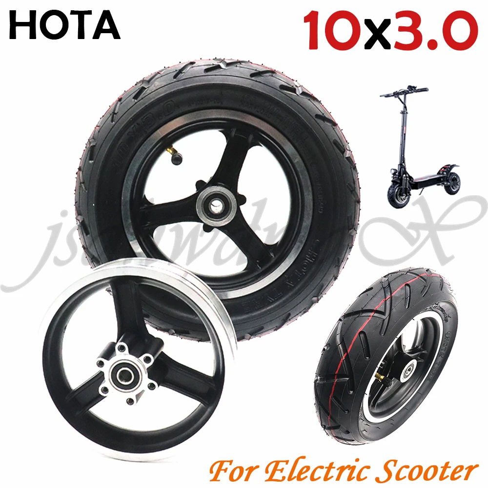 Newest 10 inch Folding electric scooter wheel tire alloy rim 10x3.0  Tyre For KUGOO M4 PRO Electric Scooter  10*3.0