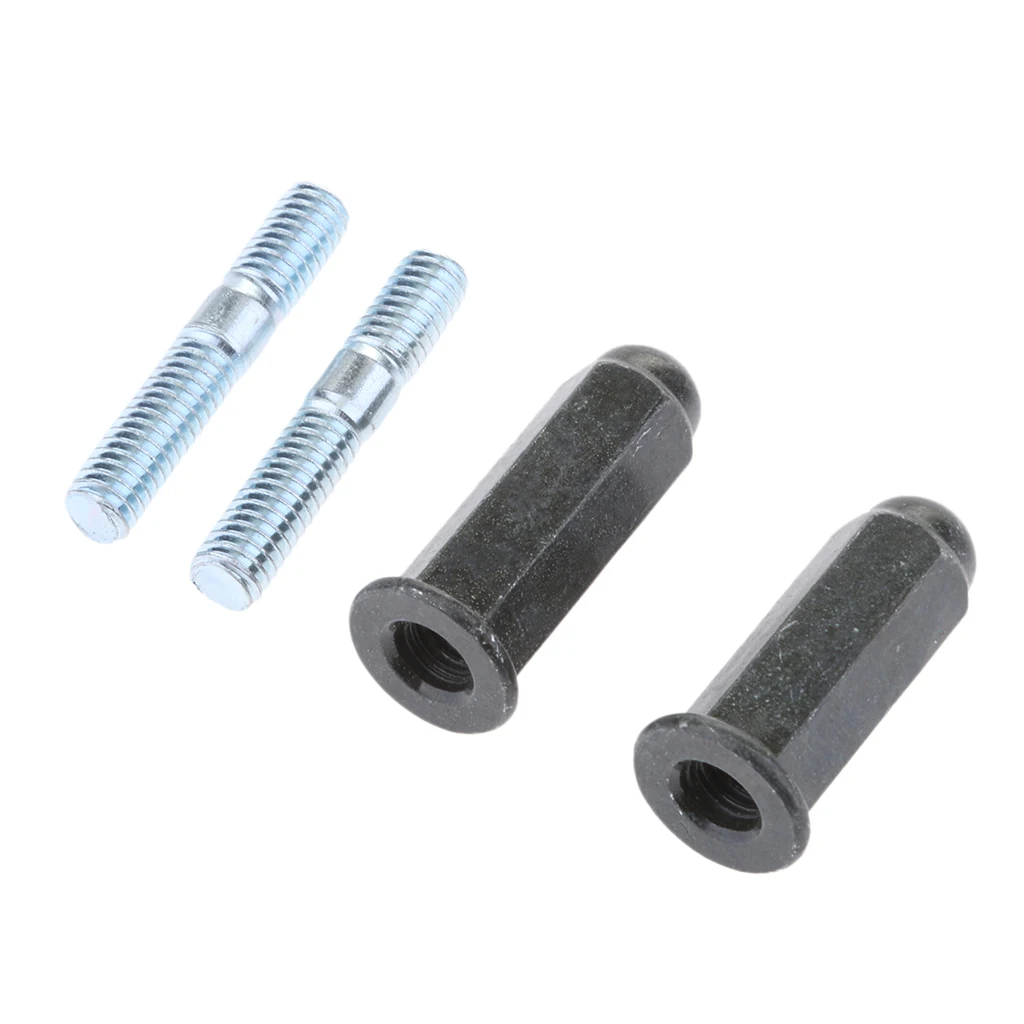 M6 32mm Metal Exhaust Stud Bolt Nut Set for110cc 125cc 140cc 160cc Pit Dirt Bike