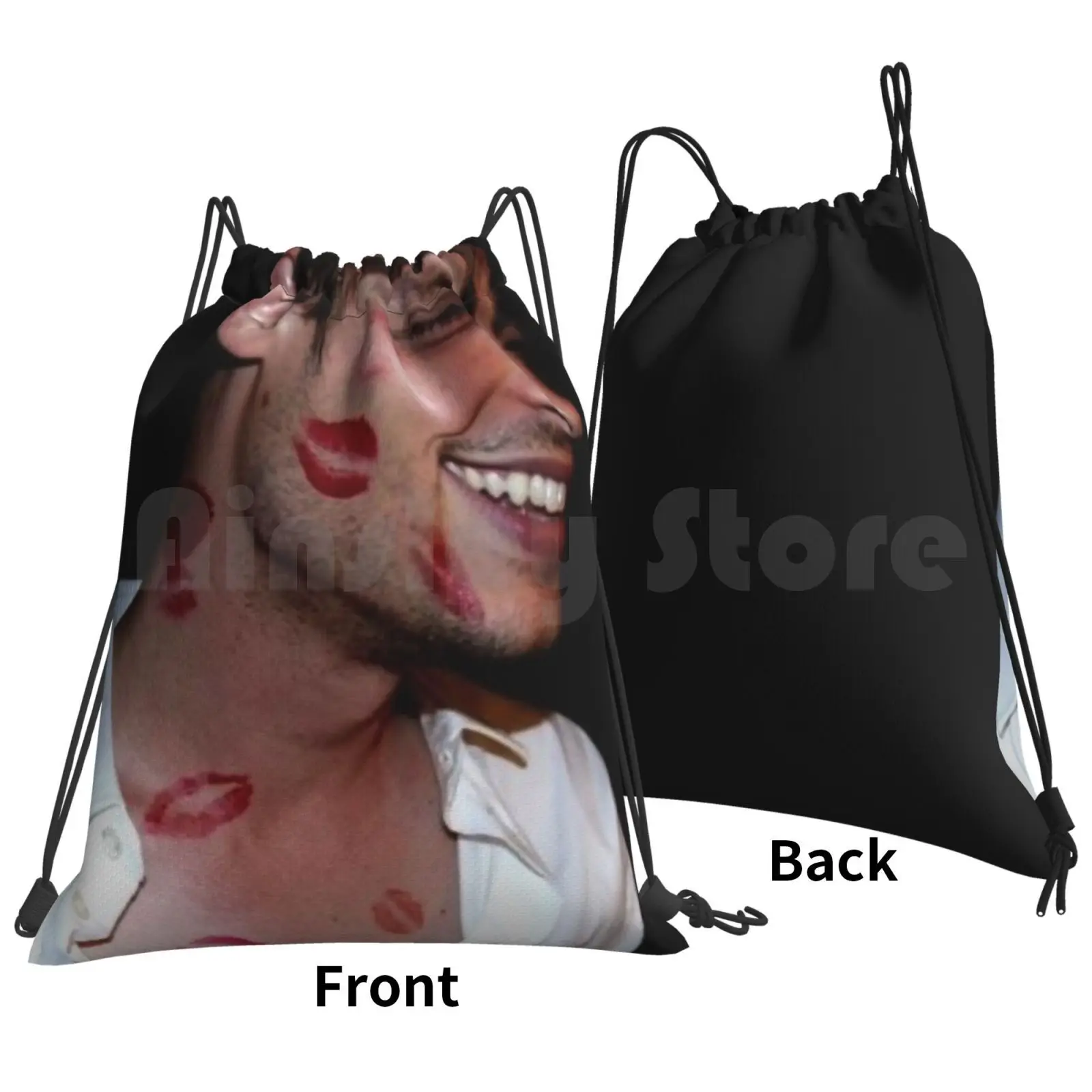 Matthew Gray Gubler Backpack Drawstring Bag Riding Climbing Gym Bag Matthew Gray Gubler Mgg Criminal Minds Spencer Reid Reid