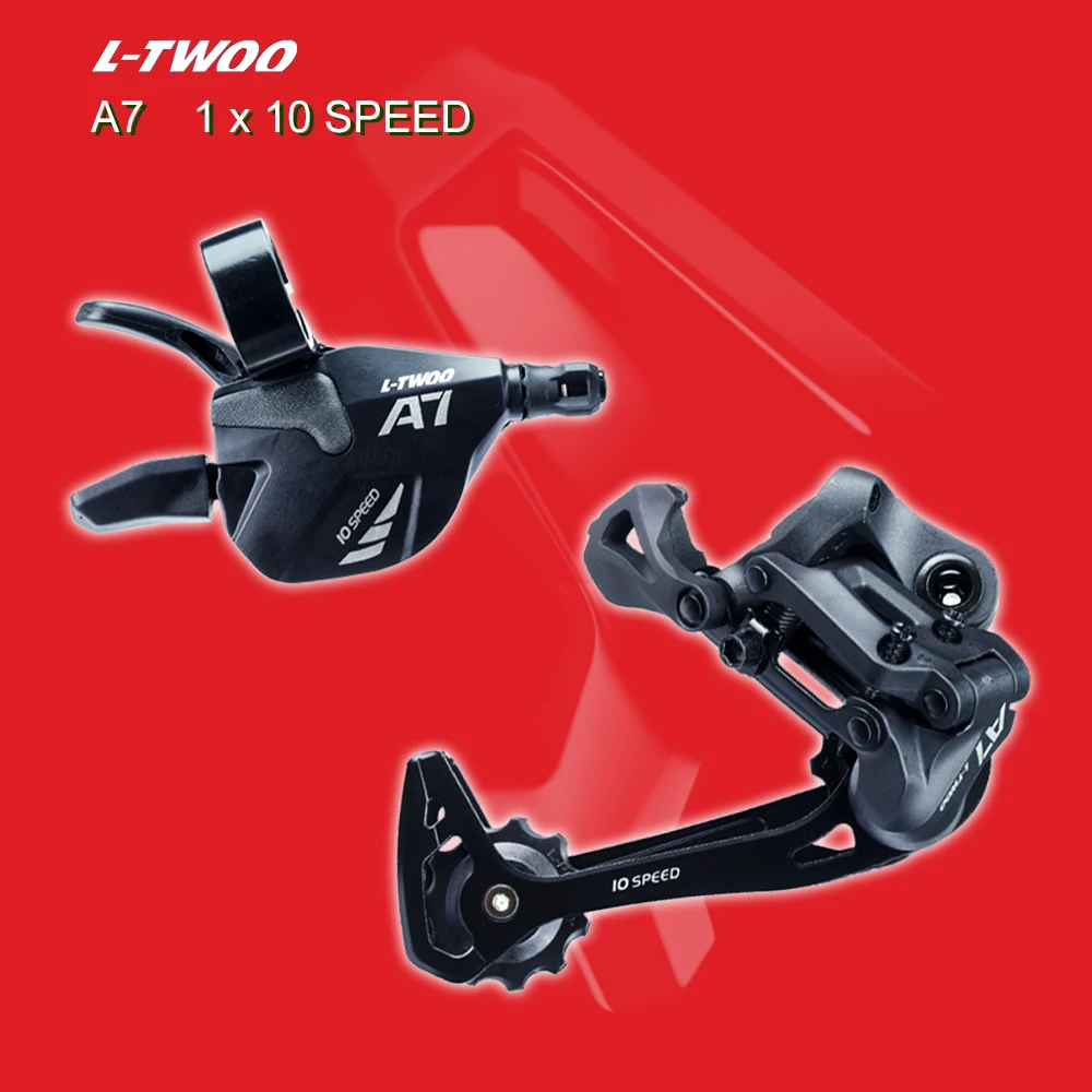 L-TWOO A7 1X10 Speed Shifter Rear Derailleur Groupset 10S System Stand By Max 50T Cassette For MTB Bike Bicycle Transmission