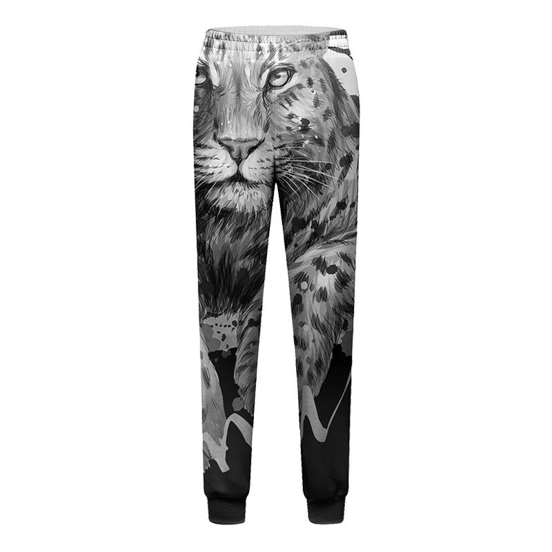 Cody Lundin 3d Leopard Pants Joggers Sweatpant Sport Cool Wolf Trousers Loose Gym Fitness Straight Quick Dry Full Length