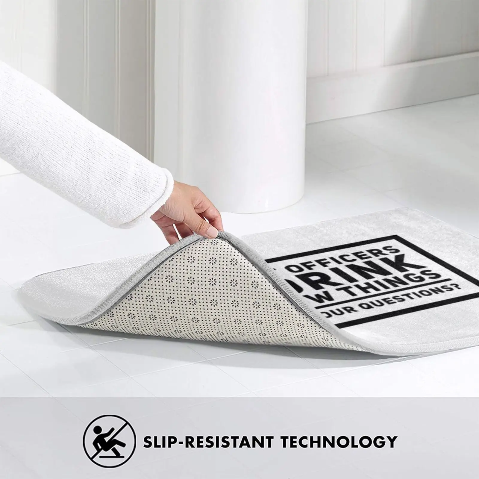 نحن نشرب، نعرف الأشياء - الضباطون، القدح، دفتر الملاحظات الكلاسيكي السجاد حصيرة البساط وسادة لينة