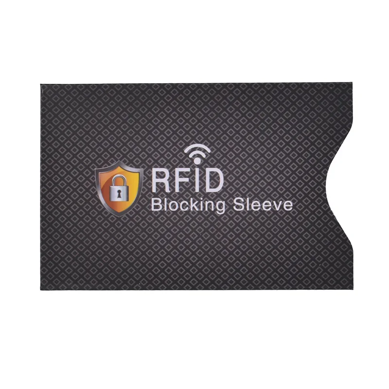 Fundas de bloqueo RFID NFC para tarjetas de crédito, Protector de tarjeta de crédito, bloqueador, conjunto de prevención de robo de identidad para hombres y mujeres, funda de tarjeta bancaria