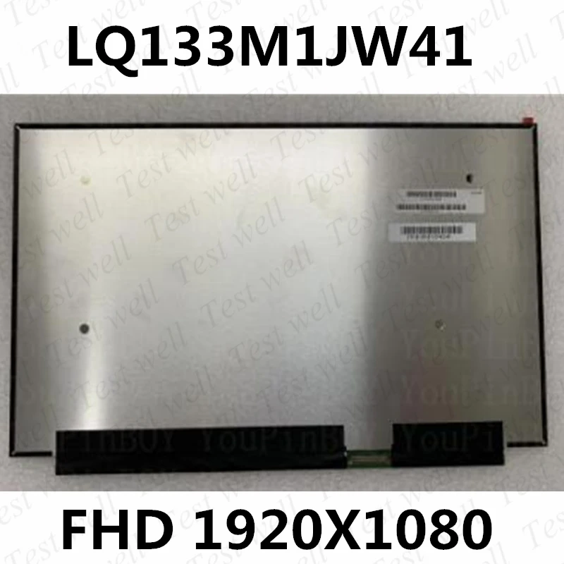 Original 13.3 inch Laptop LCD Dsiplay Screen IPS Panel Matrix LQ133M1JW41 FHD 1920*1080 30PIN