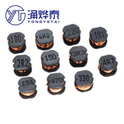 YYT 20PCS CD43 SMD inductor 15/22/47/100/150/220/330/470UH winding power copper core