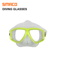 SMACO Scuba Swimming Mask Face Anti-fog Snorkeling Diving Mask Underwater Spearfishing Glasses Training Fishing Pool Equipment