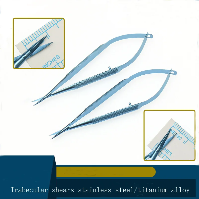 Instrumento De Cirurgia Plástica, Tesoura Trabecular, Pálpebra Dupla Tesoura