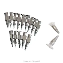 High Precision Stainless Steel Dispensing Needle Tips Tapered Needle Nozzles