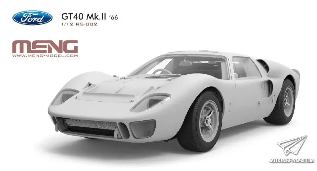 MENG 1/12 Scale FORD GT40 MK,ll \