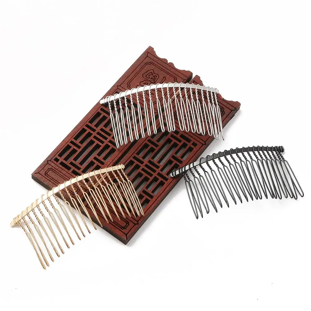 New Fashion 5Pcs Comb Hair Clip Metal Tooth Long Hair for Fashion Bridal Wedding For DIY Jewelry Findling Accessories