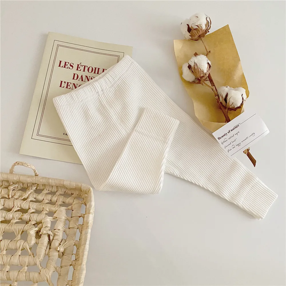 טייץ פסים כותנה לתינוקות - סתיו