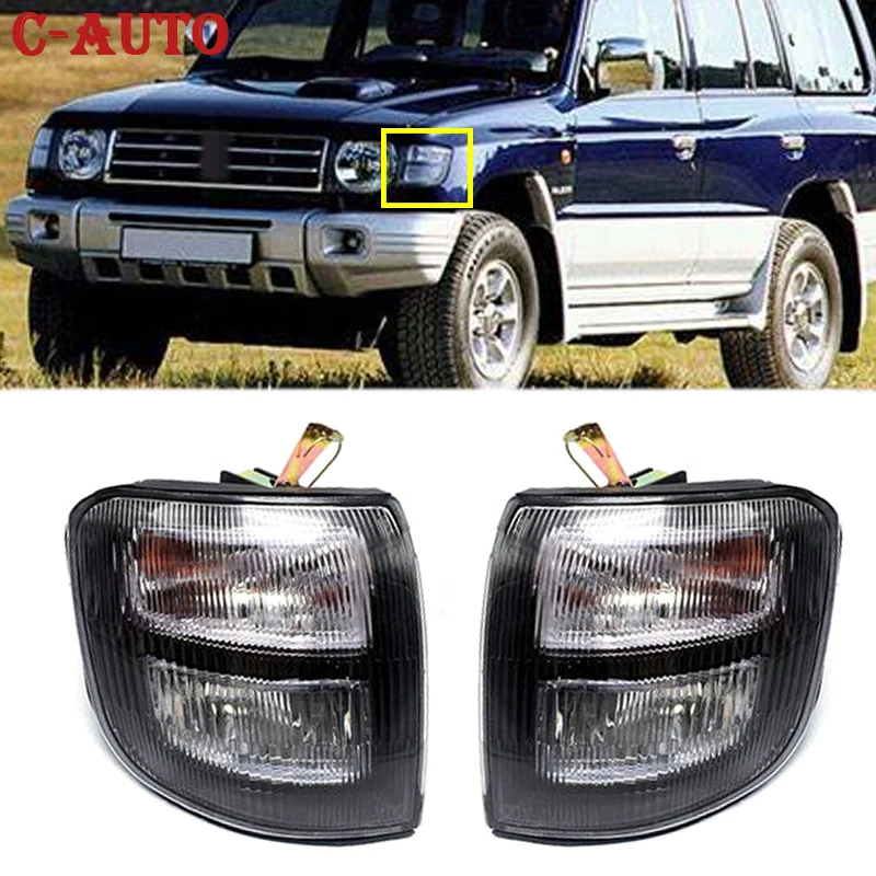 Car Front Side Marker Corner Light Side Turn Light Lamp For Mitsubishi Pajero V33 1997-1999 PAJERO 2 II Montero 1997 1998 1999