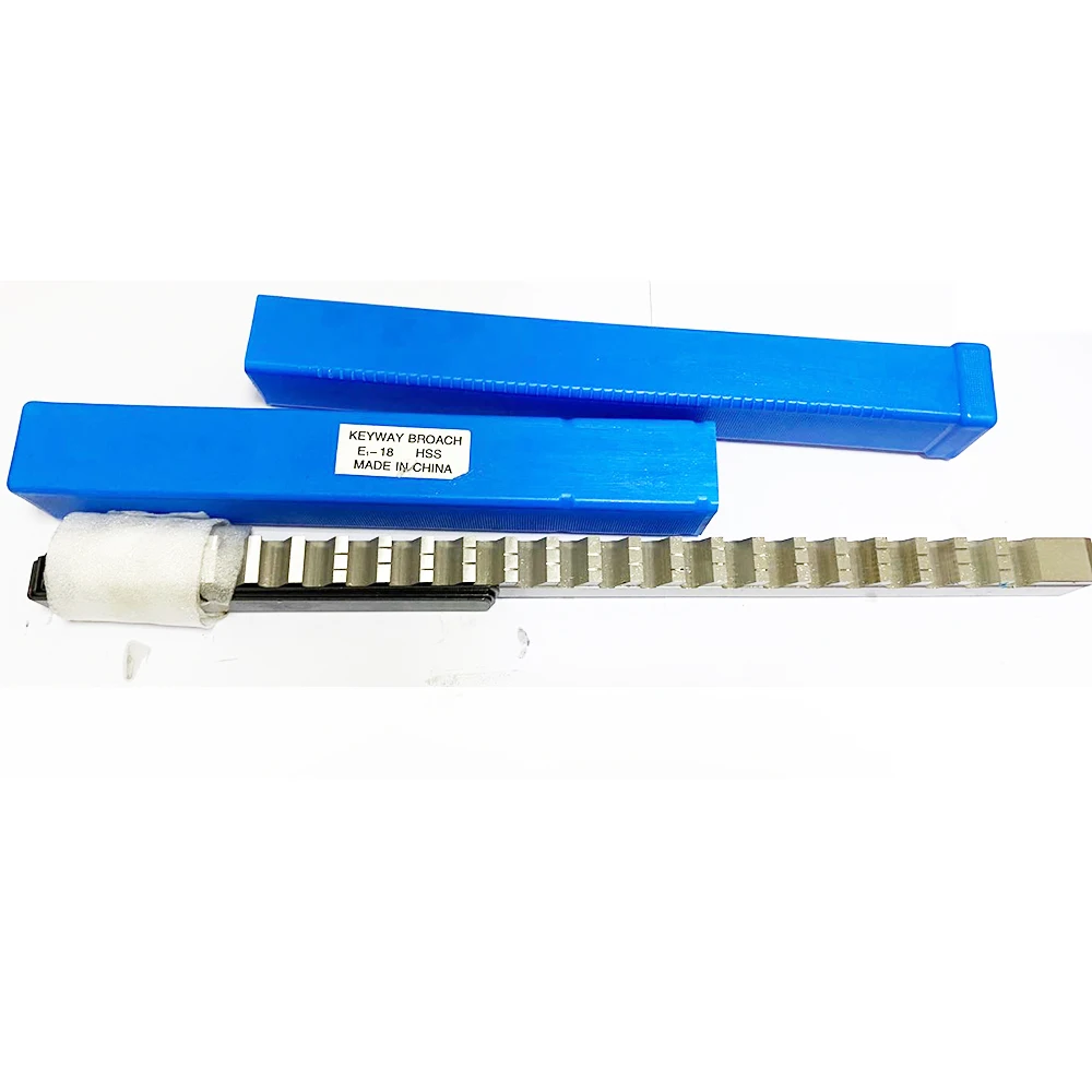 

5/8E Keyway Broach Metric Size HSS High Speed Steel for CNC Cutting Machine Tool Metal Cutter
