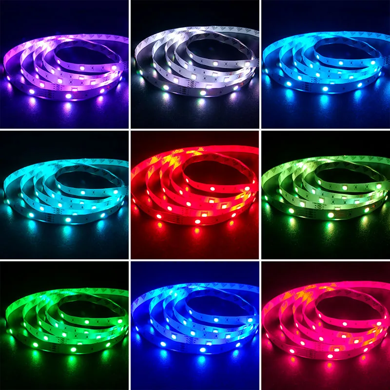 LED Strip Light 5050 USB Flexible Lamp 2M 5M 10M Tape Diode 5V RGB Desk Screen TV Background Lighting Ribbon For Room Waterproof