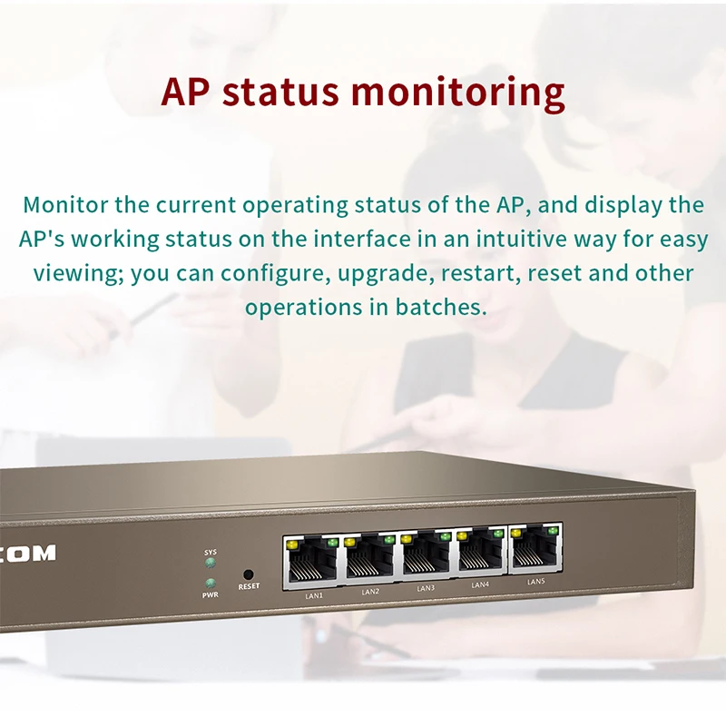 Imagem -04 - Controlador ac Gigabit Ac1000 Ponto de Acesso ap Descobre Automaticamente ap e Monitor de Status do Usuário Gerenciamento Centralizado