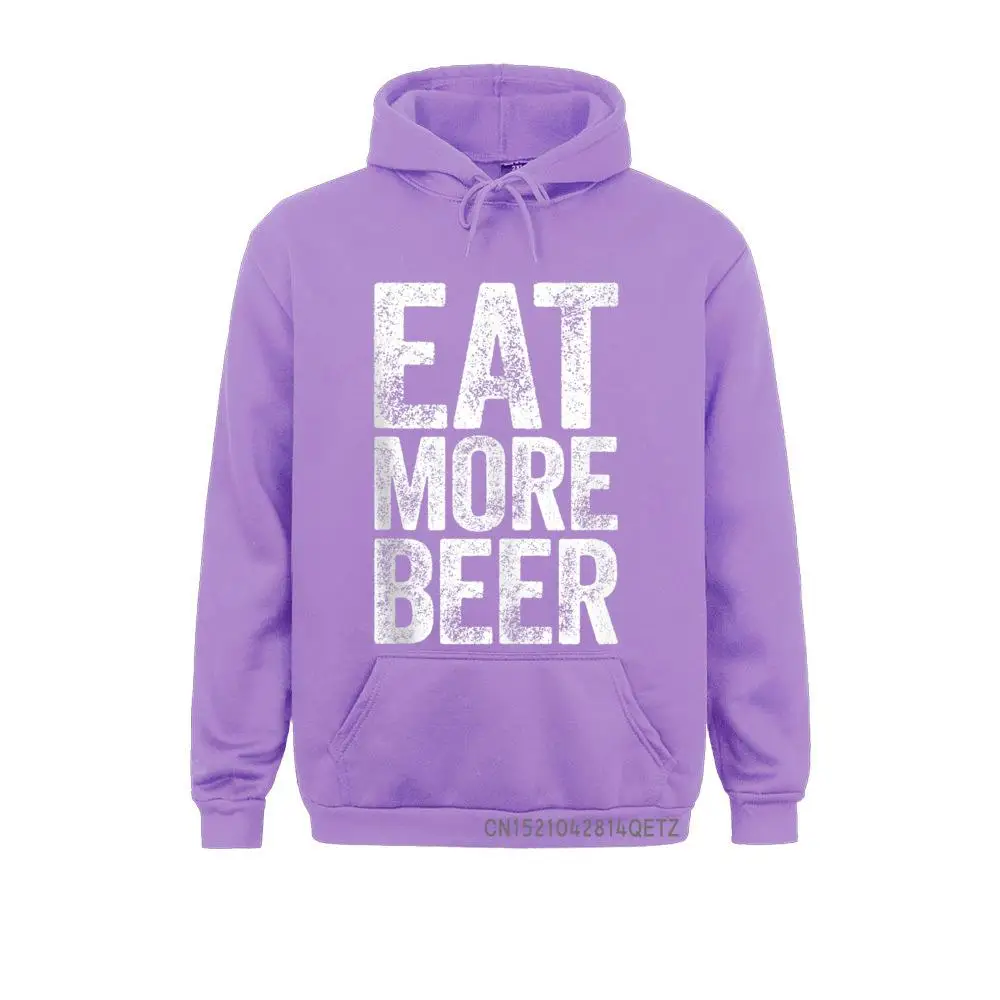 Eat More Beer Chic Funny Drinking Gift Top Sweats Cheap Men Women Sweatshirts Long Sleeve Hoodies Group Clothes