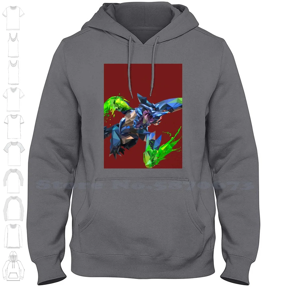 Explosive 100% Cotton Hoodie T-Shirt Brachydios Slime Explosive Dragon G Rank World