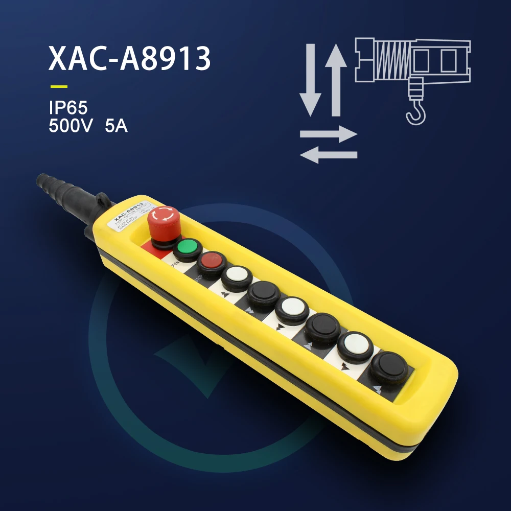 ManHua XAC-A8913 Waterproof pendant control station push button switches(designed for lifting and handling applications)