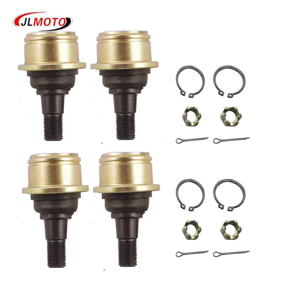 4 Uds M12 juntas de bolas superiores e inferiores aptas para suspensión de brazo oscilante Yamaha ATV RHINO BRUIN 350 450 700 Rhino YXR700 2008 -