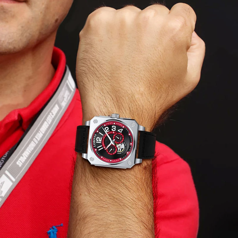 LOBINNI Orologio automatico da uomo Top Brand di lusso Movimento Miyota Orologio meccanico da uomo Vetro zaffiro Orologi da polso impermeabili 50M
