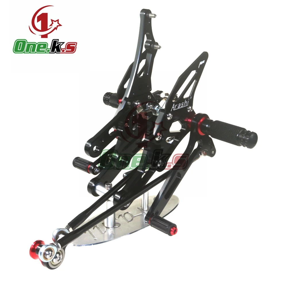 

CNC Aluminum Alloy Motorcycle footrest footpeg pedal foot peg Rearset Rearsets For HONDA CBR600RR 03-2006 & CBR1000RR 2004-2007