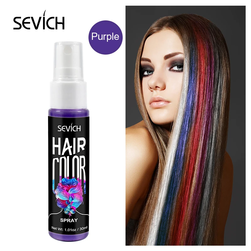 Sevich 5 Color Hair Color Spray Instant Hair Color Hair Styling Product 30ml Temporary Hair Dry Color Fashion Beauty Makeup