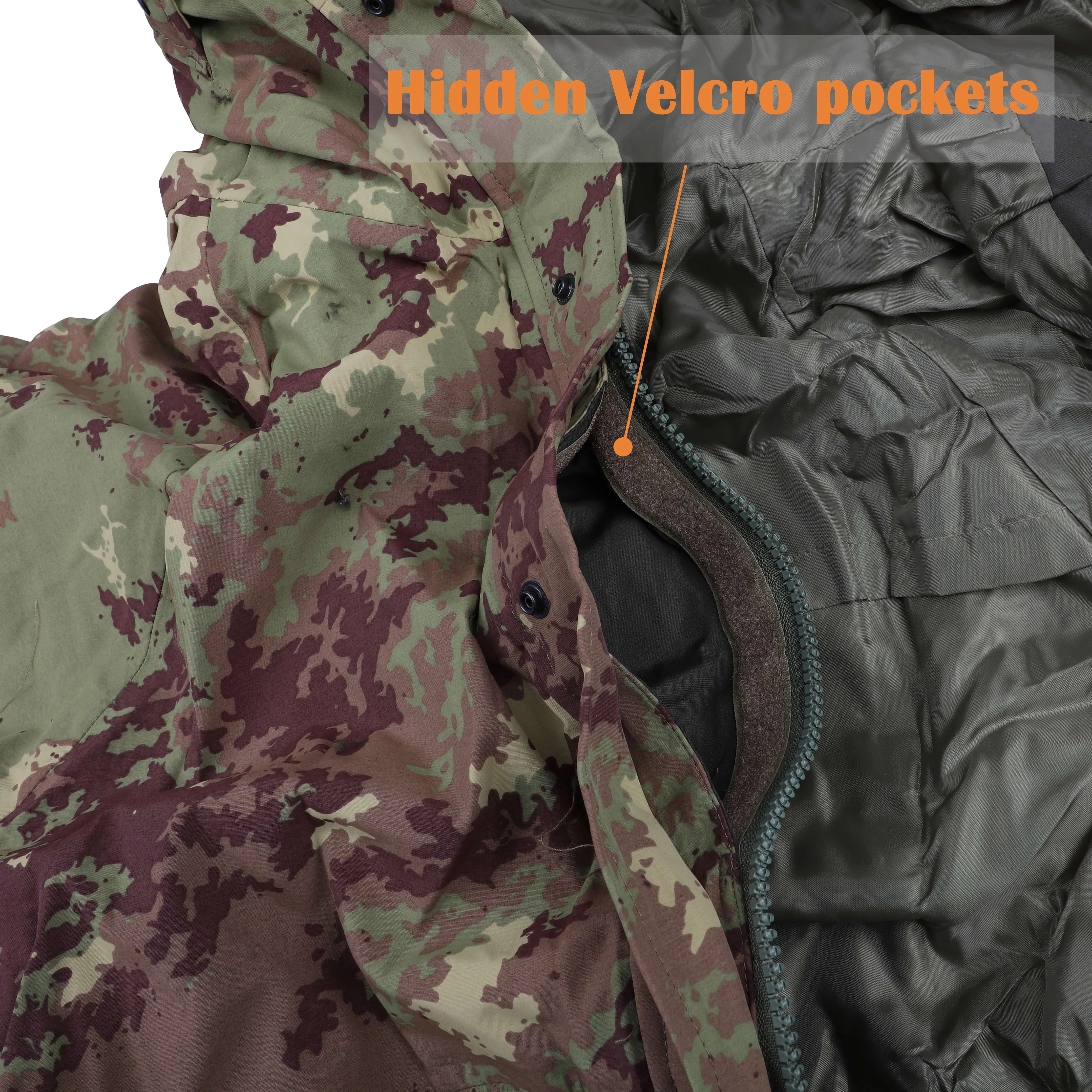 Men\'s Tactical Jacket Spring Water Resistant Autumn Camouflage Windbreaker Uniform Plus Size Hunting Outerwear