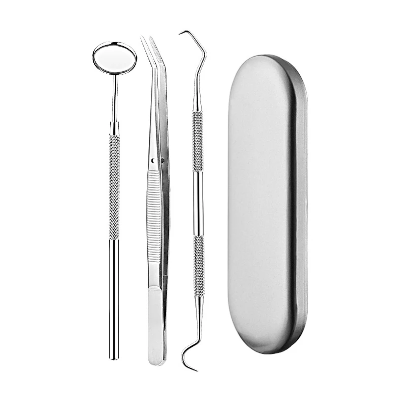 Dental Mirror kit Sickle Tartar Scaler Teeth Pick Spatula Dental Lab Dentist Oral Care Tooth Cleaning Tools dental instrument