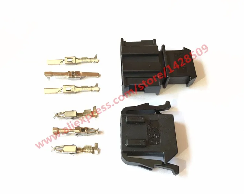 1 Set Sensor Socket 3 Pin Auto Connector Female And Male 191 972 703 191 927 713 For VW Automotive