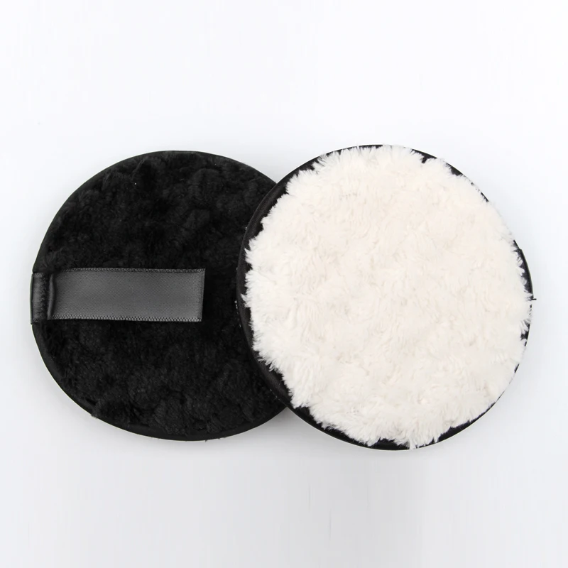 3 Pcs Fiber Makeup Remover Pad Reusable Face Clean Sponge Cloth Towel Cosmetic Puff Double layer Washable Cottons