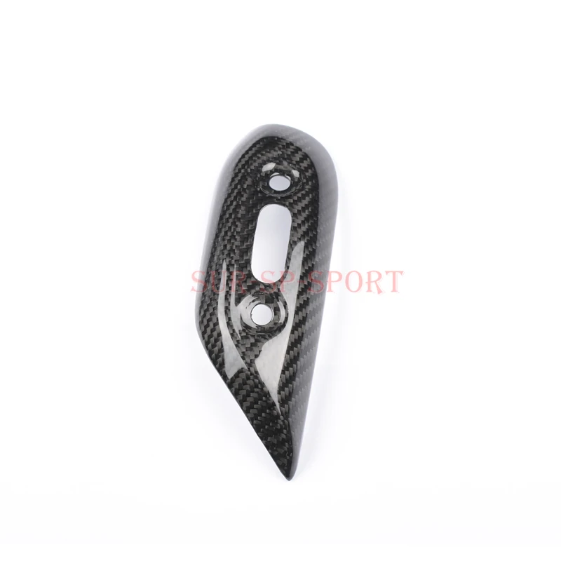 Exhaust Pipe Heat Shield Cover Guard Fairing For Ducati Monster 696 795 796 1100 Full Carbon Fiber 100%