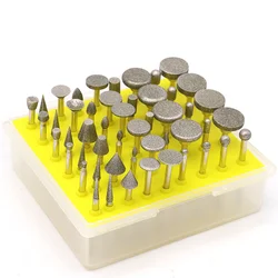 Diamond Grinding Head / Emery Grinding Needle / Electric Grinding Accessories / Jade, Agate Peeling and Windowing Grinding Head