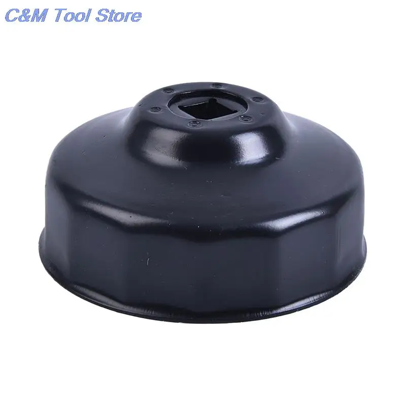 New Black Steel 76mm 14 Flutes Car Oil Filter Cap Type Wrench with 3/8\