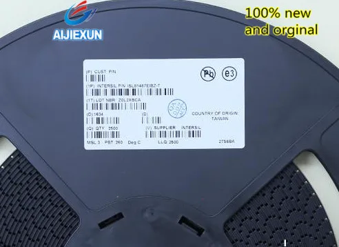 10 pçs 100% novo e original ISL81487EIBZ-T 81487rs485 422 sop-8 15kv esd protegido, 1/8 carga da unidade, 5v, baixo estoque powerlarge