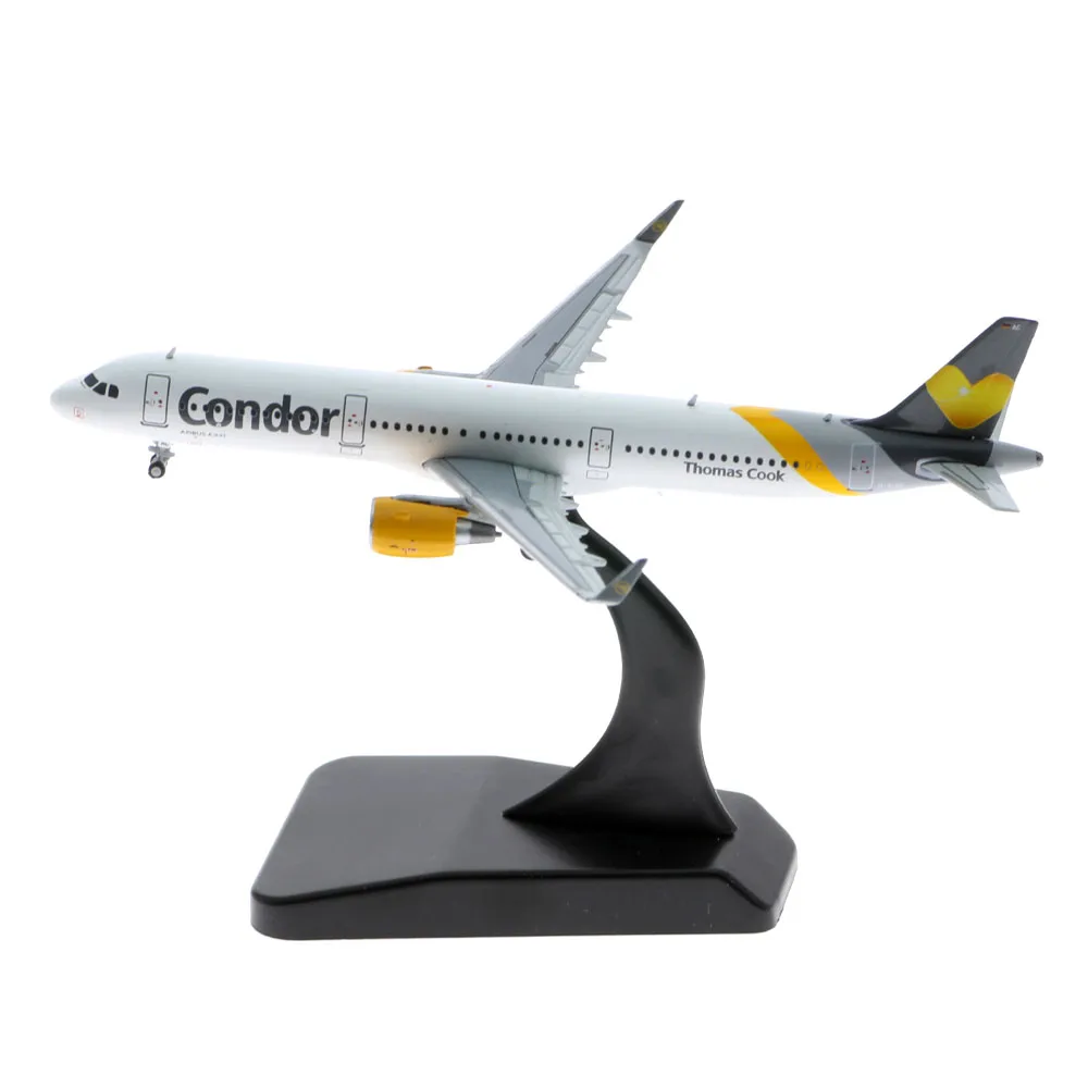 1:400 Alloy Collectible Plane JC Wings XX4433 Condor Airlines Airbus A321 Diecast Aircraft JET Model Reg#D-AIAC With Stand Gift