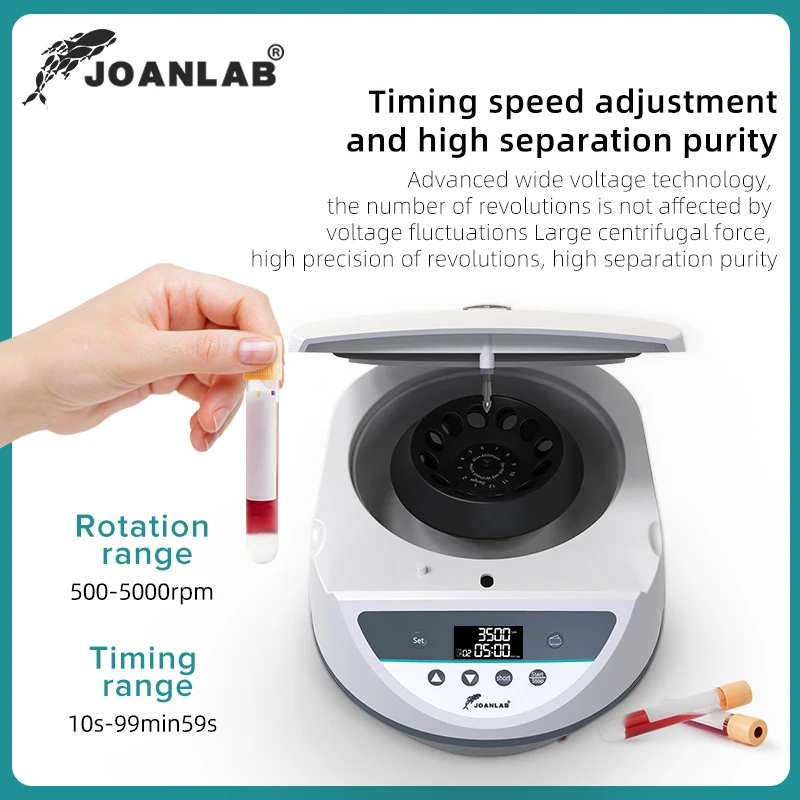 Máquina centrífuga de Plasma Prp, médica Digital centrifugadora de sangre, laboratorio, 4000rpm, 5ml, 10ml, 15ml, tubo centrífugo de 110v a 220v