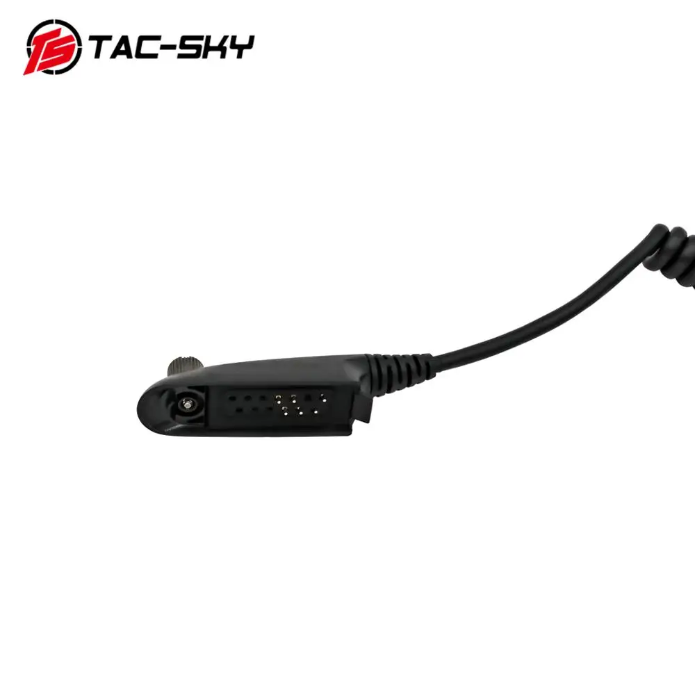 TS TAC-SKY Military Tactical PTT U94 PTT Adapter For Motorola GP328 PRO5150 GP338 PG380 GP680 Radio Walkie Talkie Headset