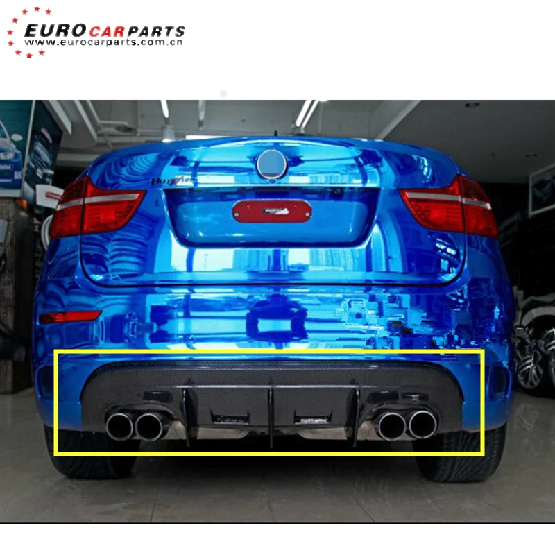 X6 diffuser fit for X6 series E71 X6M rear diffuser  carbon fiber material ARKYM style x6 e71 rear diffuser