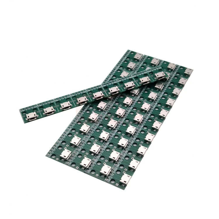 MICRO MINI5P USB to Dip Female B-type Square interface Printer Mike 5p patch to inline adapter board Supply each 1pcs