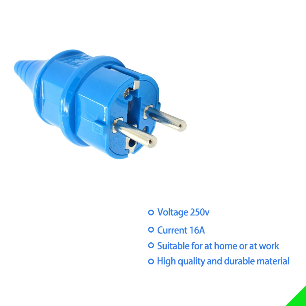 4000W 16A EU impermeabile IP54 alimentazione elettrica industriale francese spina ricaricabile presa maschio adattatore per presa