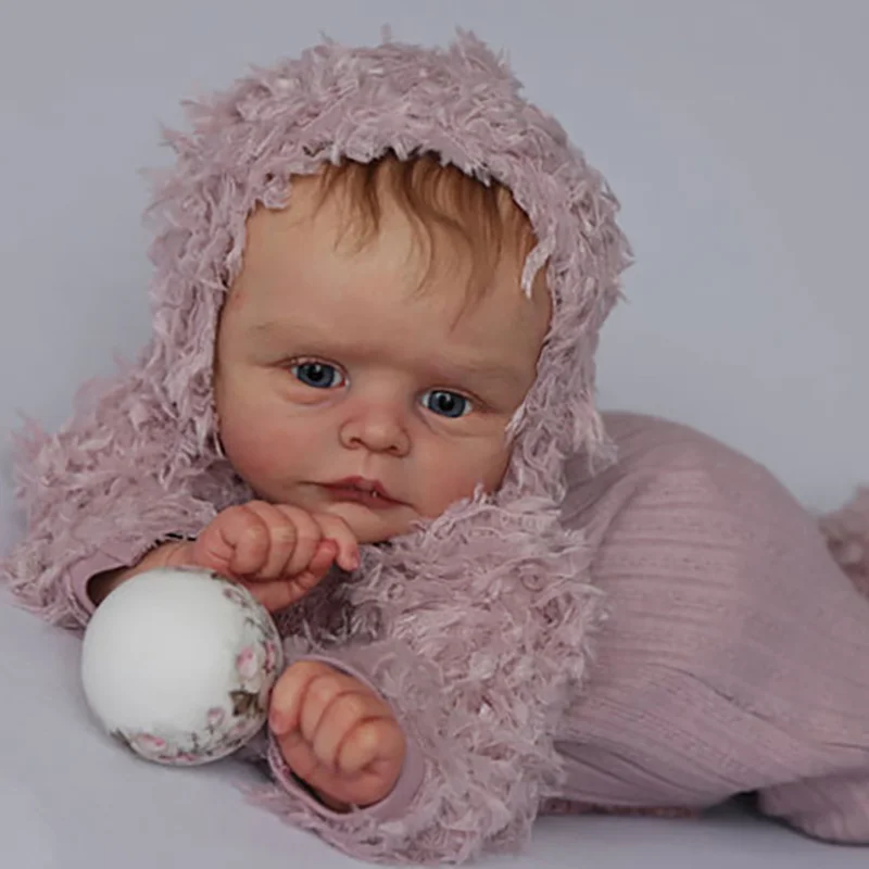 

19Inch Reborn Doll Kit Joleen Lifelike Soft Unpainted Unfinished Doll Parts Bebe Toy