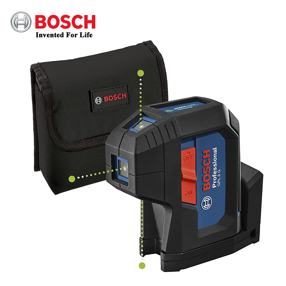 Original Bosch Professional  Point Laser GPL3G GPL5G With Self-Leveling Laser Level Green laser