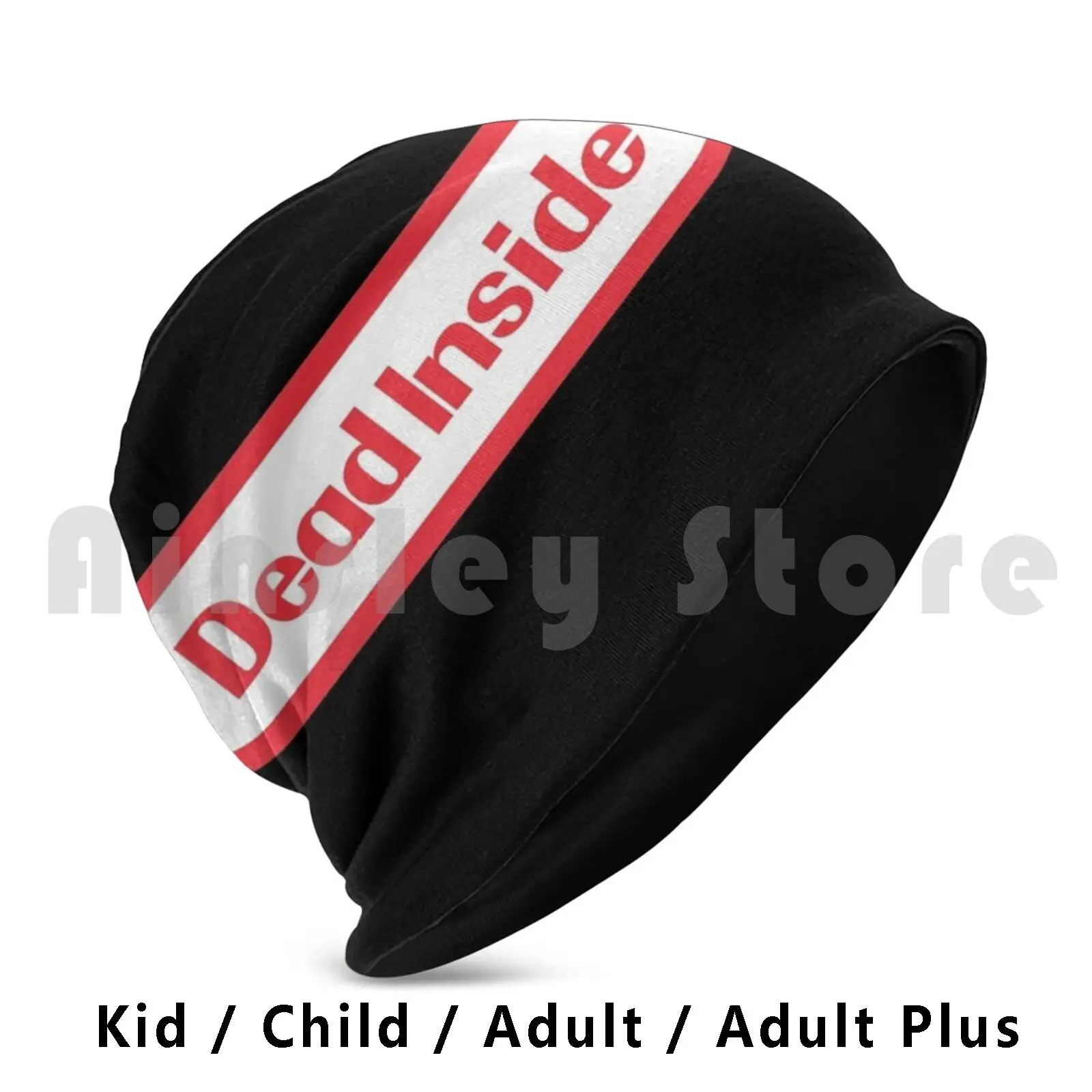 Dead Inside Beanies Knit Hat Hip Hop Coolshirtz Meme Coldones Dead Inside