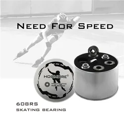 Rodamiento de patines de velocidad en línea, alta calidad, negro y dorado, 608, 608z, 608RS, rodamiento de patinaje de carrera para MPC CT PS, cubiertas duales